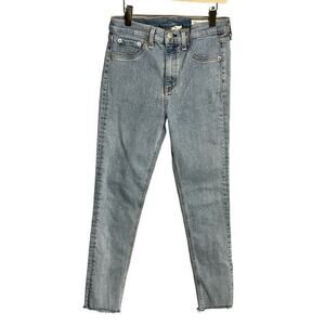 Rag & Bone | Size: 28 | High Rise Ankle Skinny Jeans Raw Hem Light Wash Stretchy